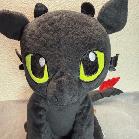 Build-A-Bear Toothless Plush Stuffed Animal DreamWorks How to Train Your Dragon - Picture 7 of 8